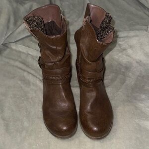 Jellypop Dark Brown Ankle Booties